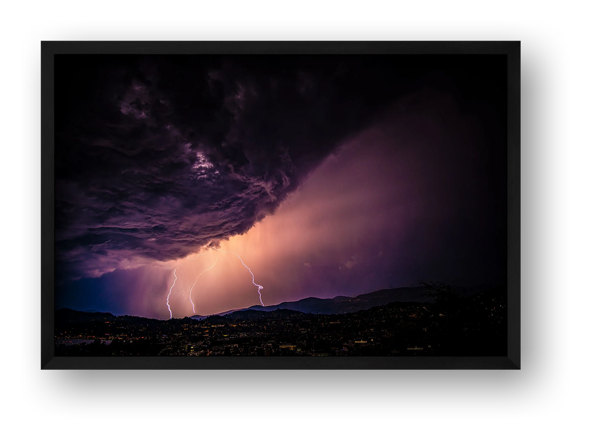 KISS OF THE STORM — framed