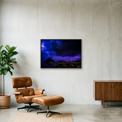 CONNECTED — 100×70cm, 39×28" Black Frame