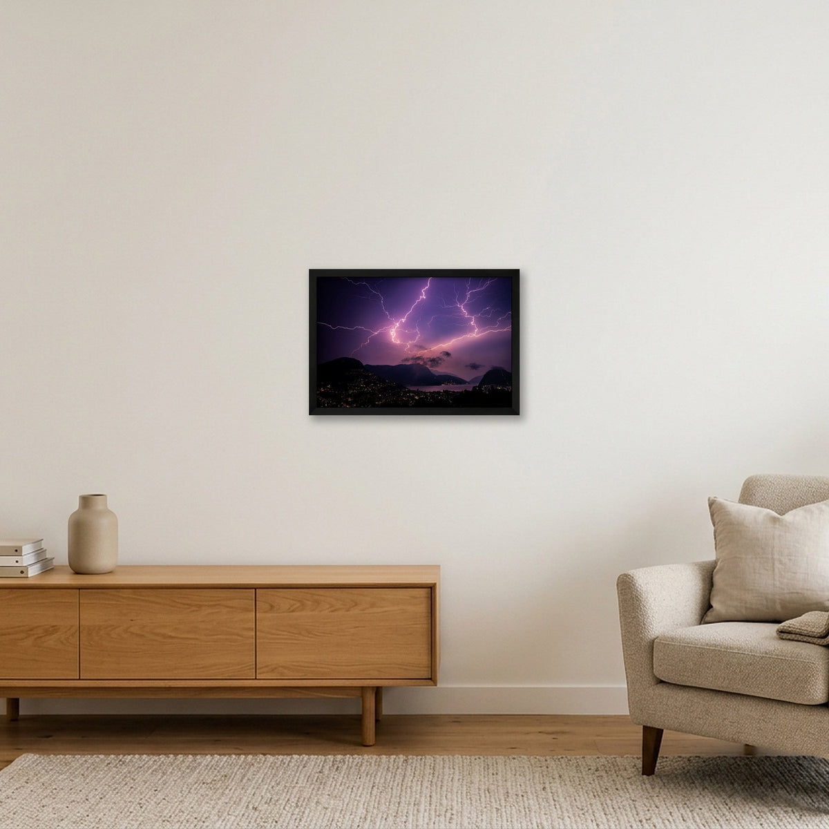 NIGHTCALL — 45×30cm, 18×12" Black Frame