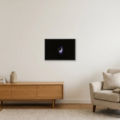 THE DARK SIDE — 45×30cm, 18×12" Black Frame