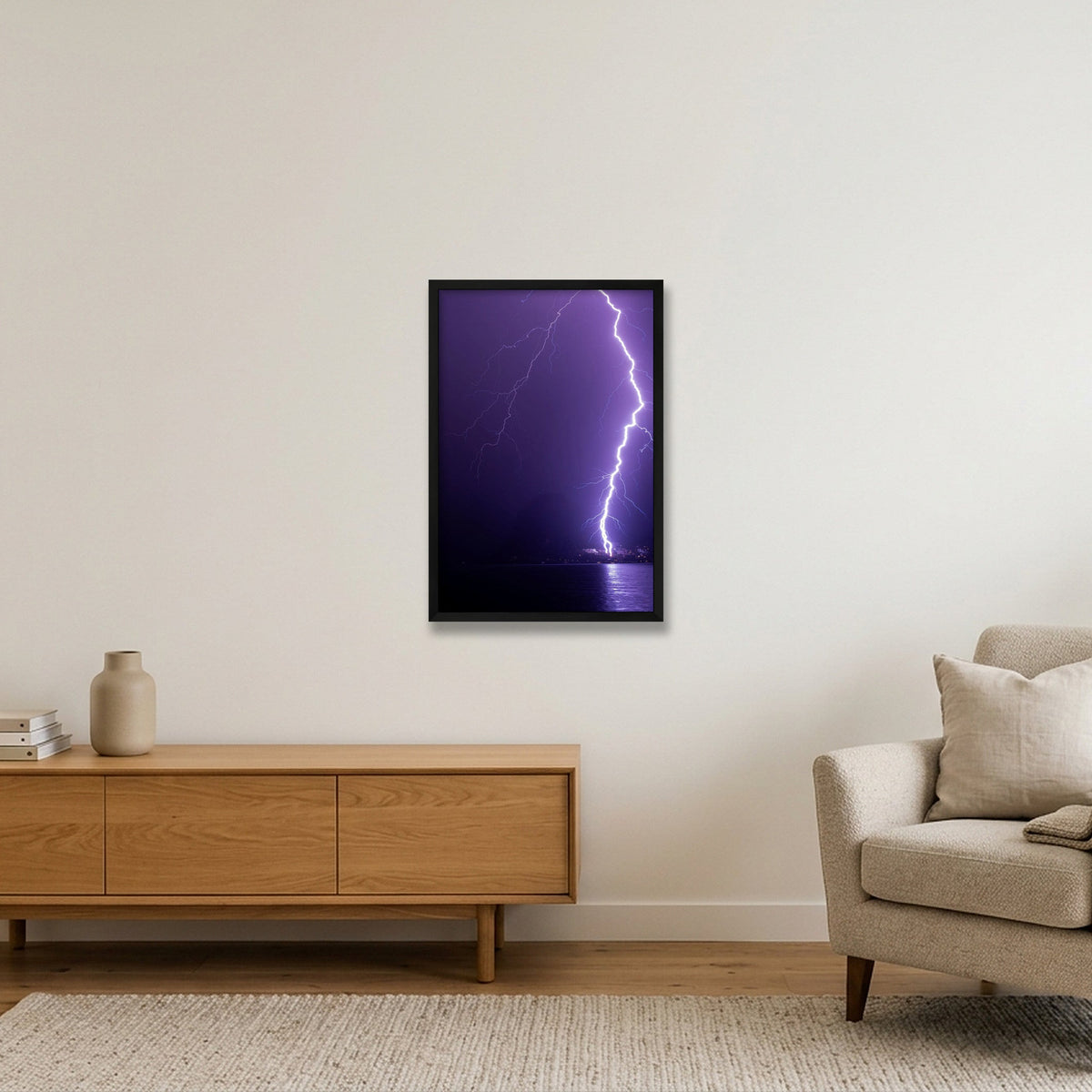 BIFORCUTO — 40×60cm, 16×24" Black Frame