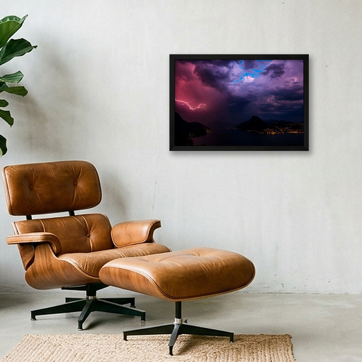 INCOMING — 45×30cm, 18×12" Black Frame