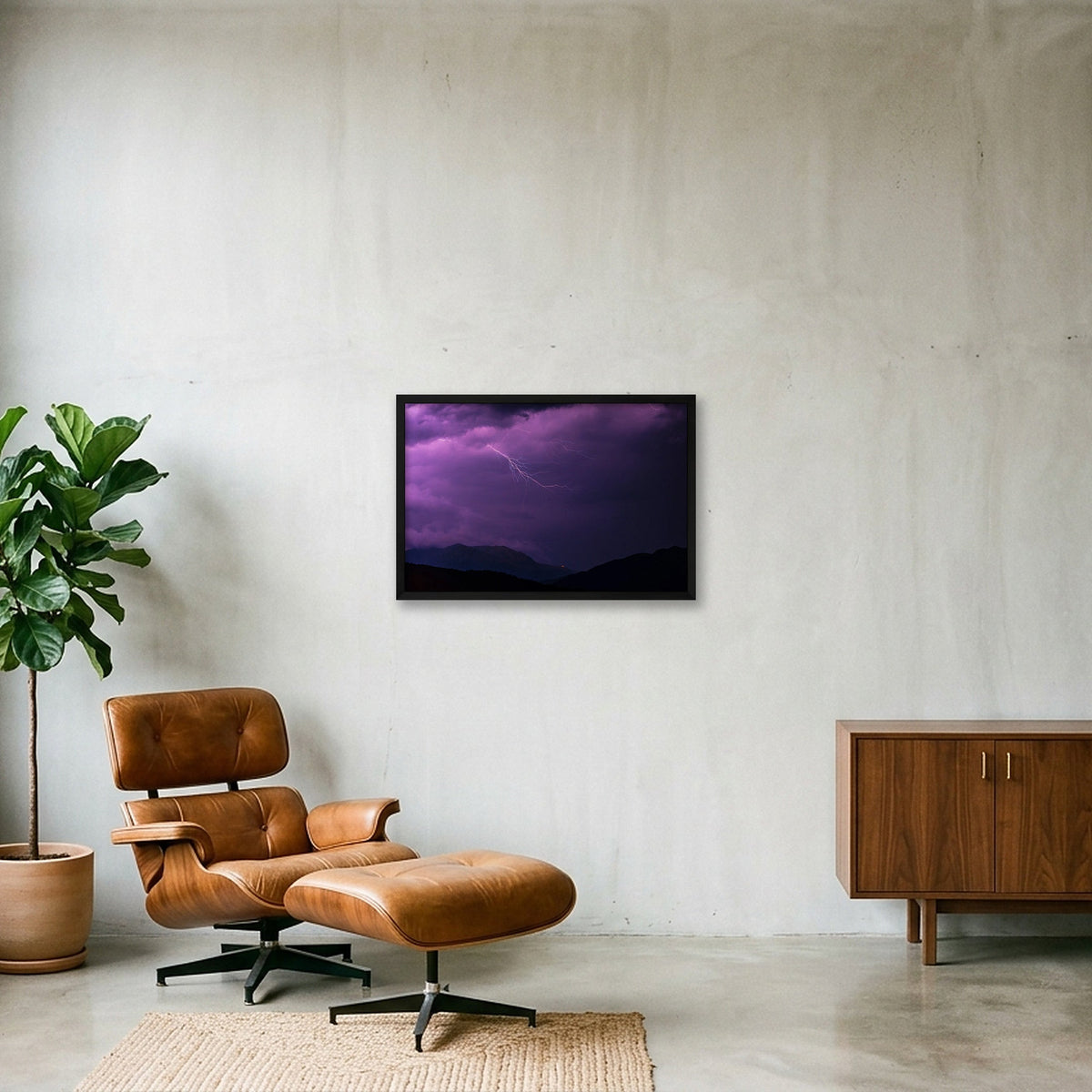 SOFT BOLT — 60×40cm, 24×16" Black Frame