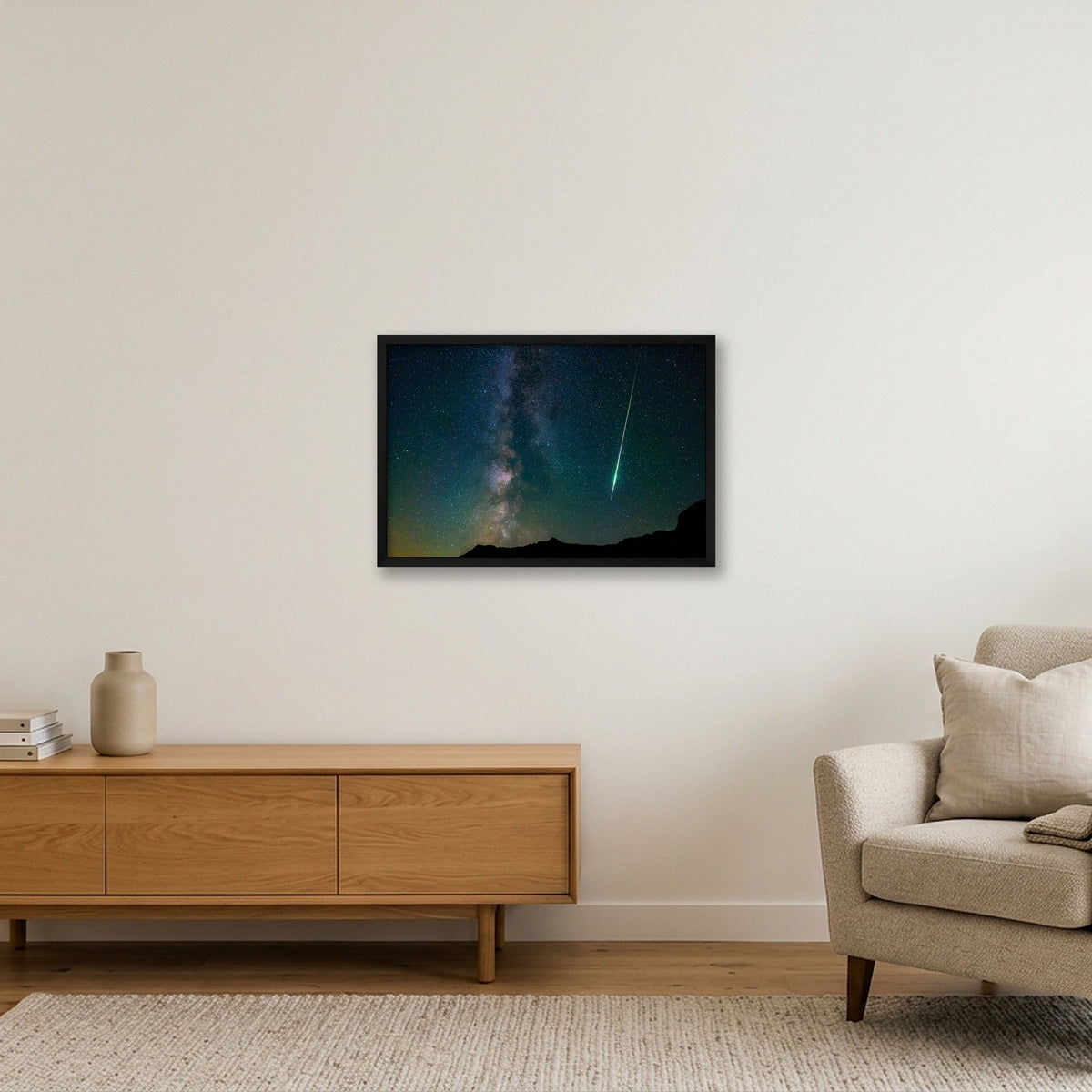 STAR DUST — 60×40cm, 24×16" Black Frame