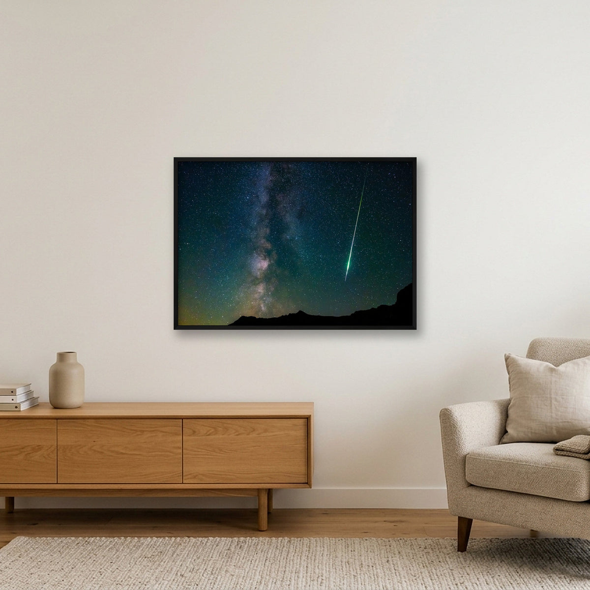 STAR DUST — 100×70cm, 39×28" Black Frame