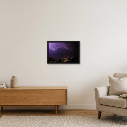 THE ELECTRIC VULTURE — 45×30cm, 18×12" Black Frame
