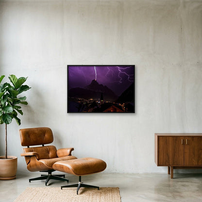 SASSONGHER — 100×70cm, 39×28" Black Frame