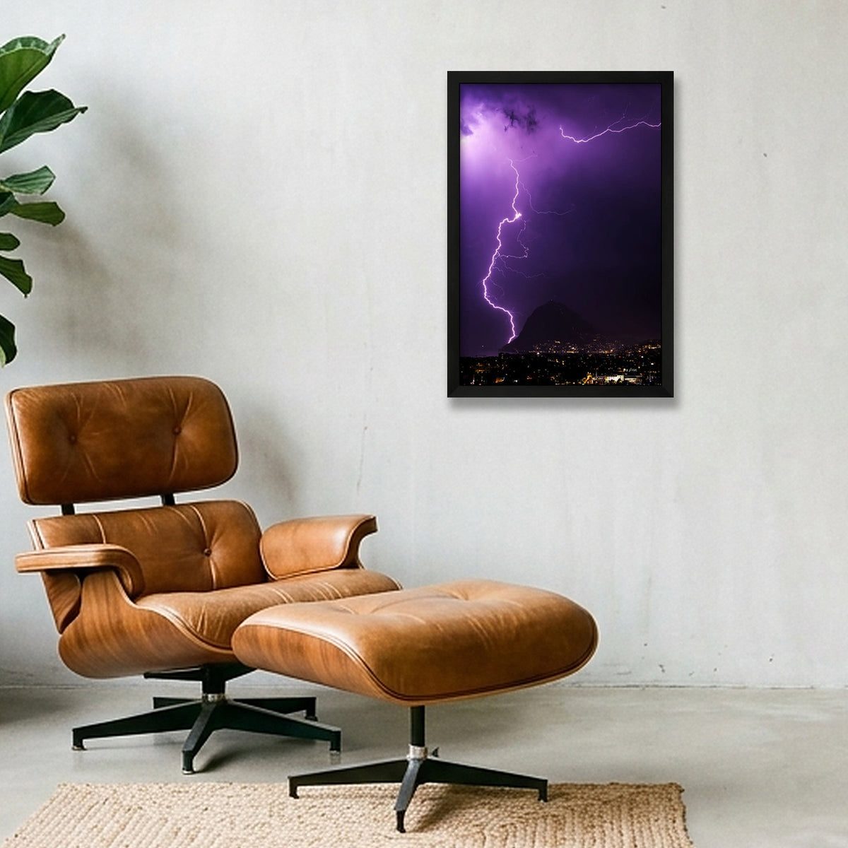THE SENTINEL — 30×45cm, 12×18" Black Frame