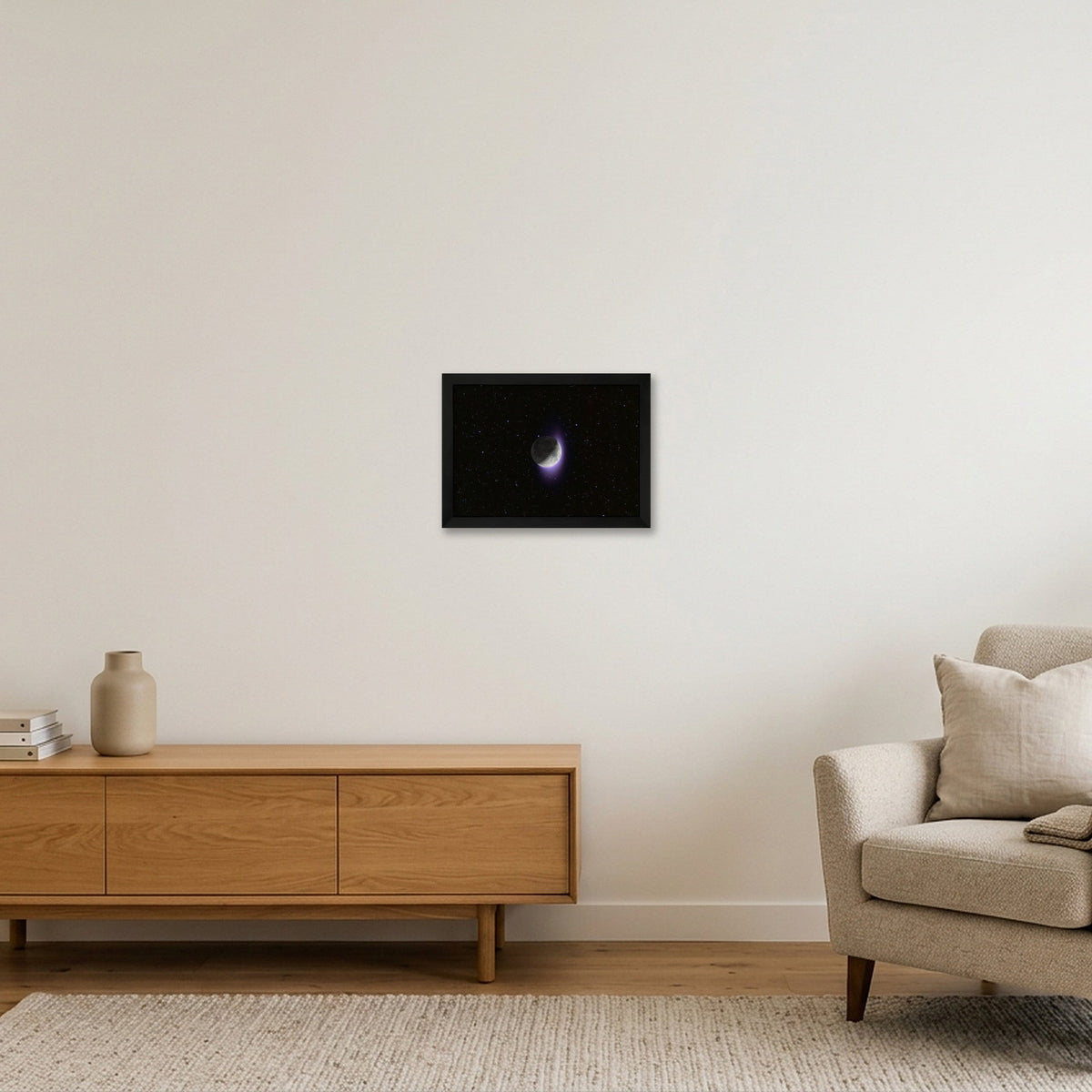 THE DARK SIDE — A4 (30×21cm, 12×8") Black Frame