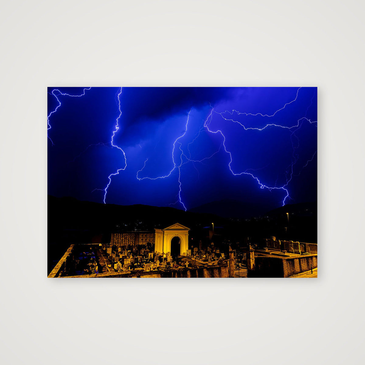 FLASH CEMETERY 🪦⚡ — A4 (30×21cm, 12×8") Print only
