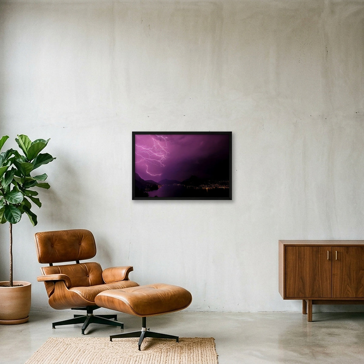 ESTERN STRIKE — 60×40cm, 24×16" Black Frame