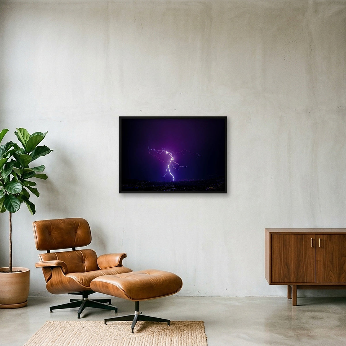 STRANGER THING — 84×59cm, 33×23" Black Frame