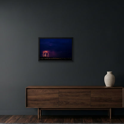RED DOWN — 45×30cm, 18×12" Black Frame