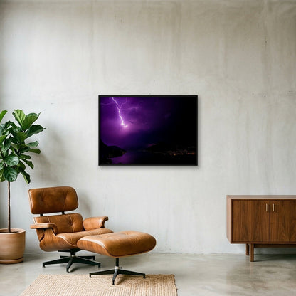 COLPO DI FULMINE 💘 — 100×70cm, 39×28" Black Frame