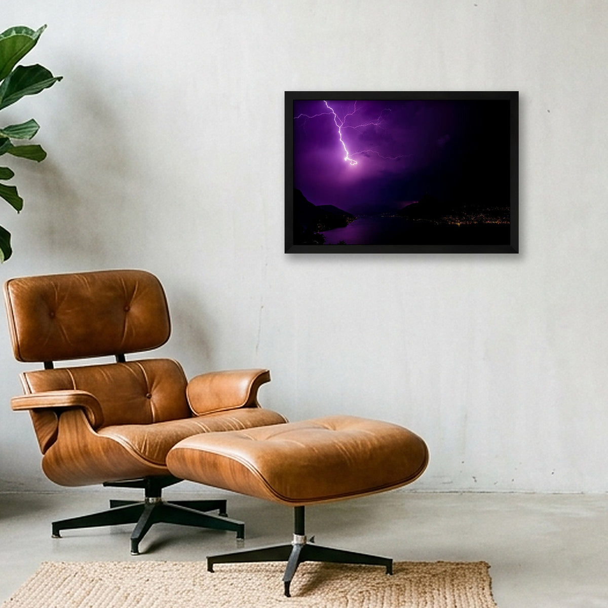 COLPO DI FULMINE 💘 — 45×30cm, 18×12" Black Frame