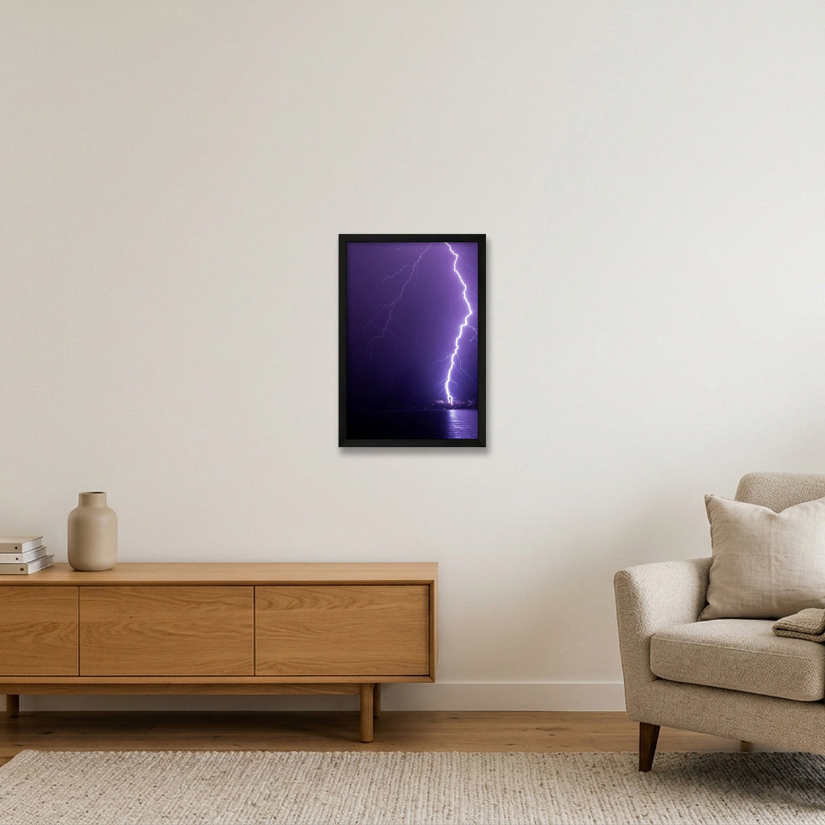 BIFORCUTO — 30×45cm, 12×18" Black Frame