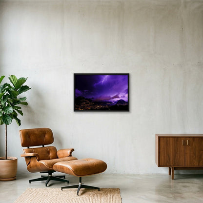 E LUCE FU 🪬 — 60×40cm, 24×16" Black Frame
