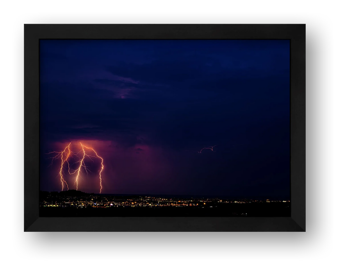 RED DOWN — framed