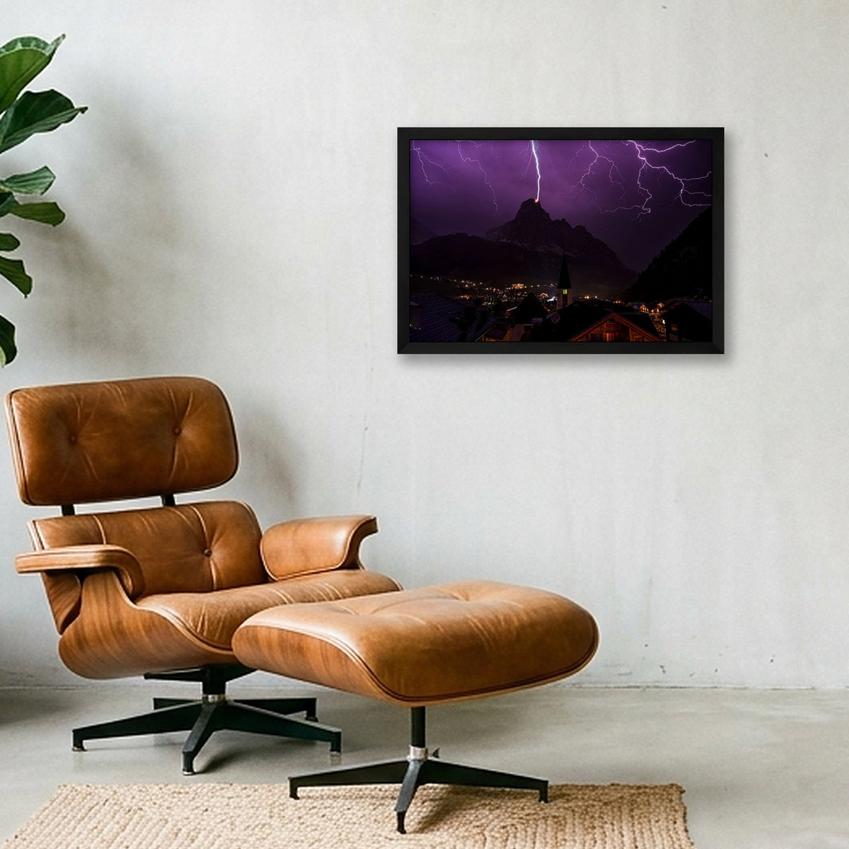 SASSONGHER — 45×30cm, 18×12" Black Frame