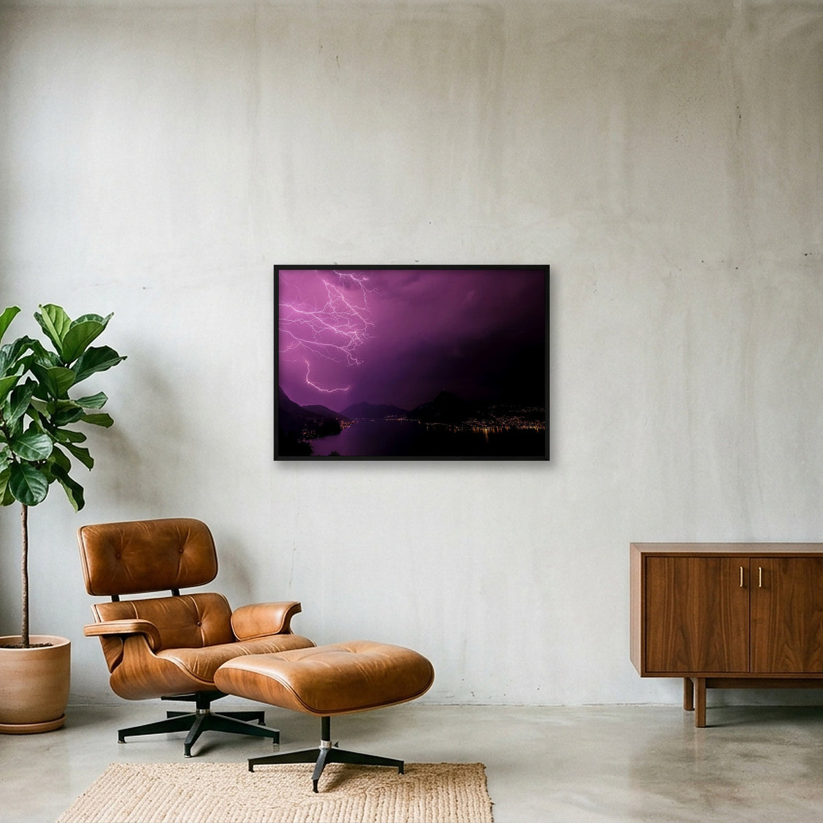 ESTERN STRIKE — 100×70cm, 39×28" Black Frame