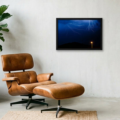 ELECTRICITY ⚡️+💡 — 45×30cm, 18×12" Black Frame