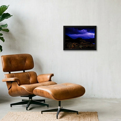 THE LIGHTNING DANCE 🪩 — A4 (30×21cm, 12×8") Black Frame