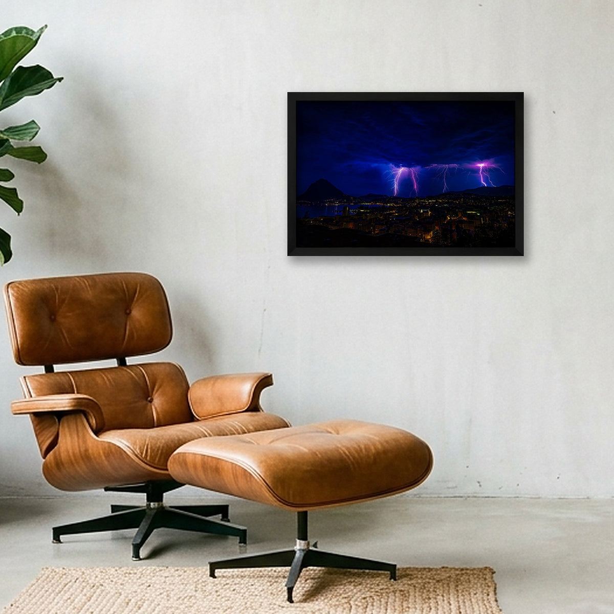 THE VALLEY — 45×30cm, 18×12" Black Frame