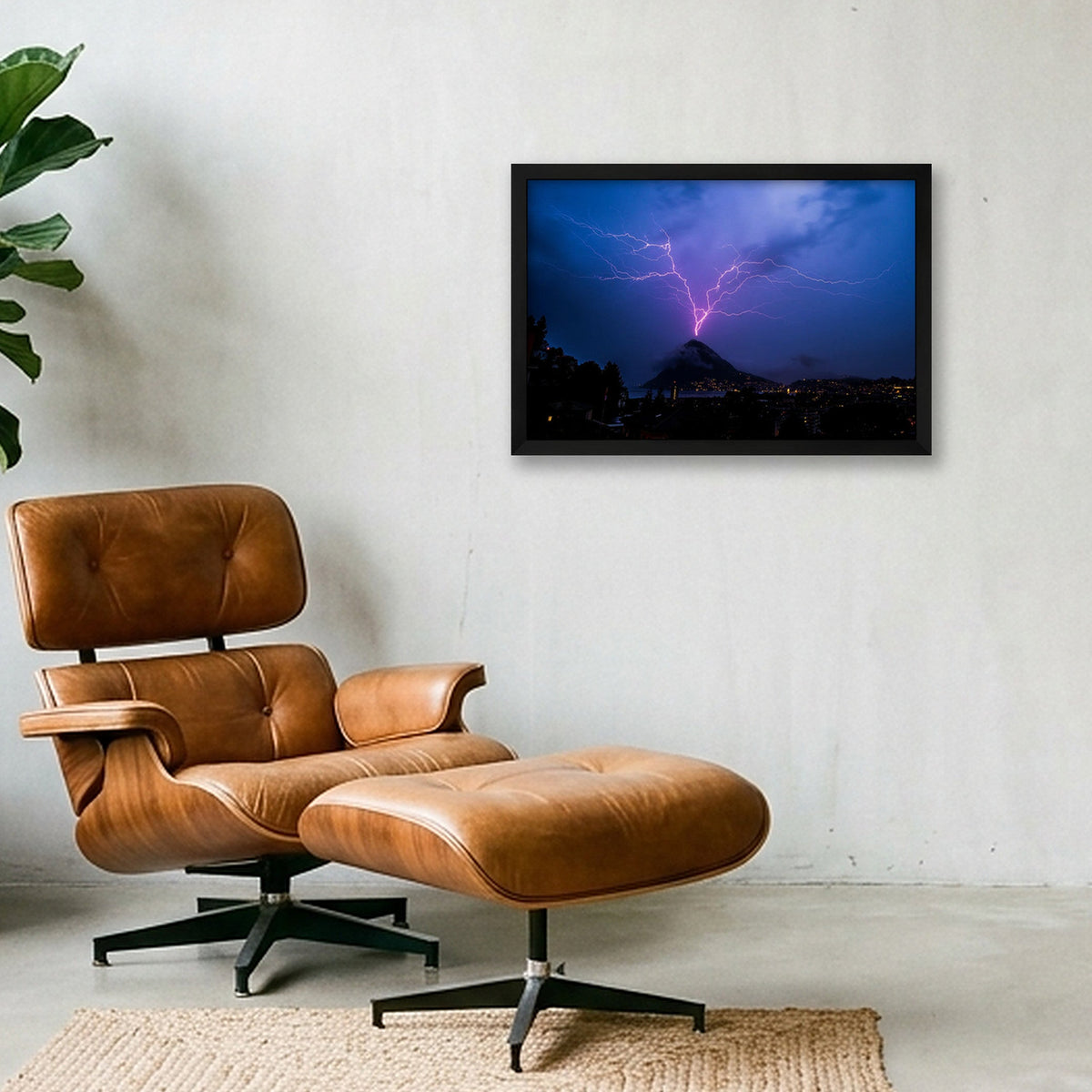 POSITIVE VIBRATION — 45×30cm, 18×12" Black Frame