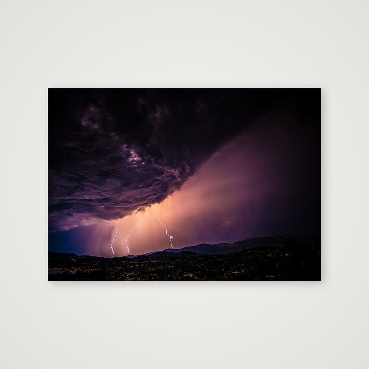 KISS OF THE STORM — A4 (30×21cm, 12×8") Print only