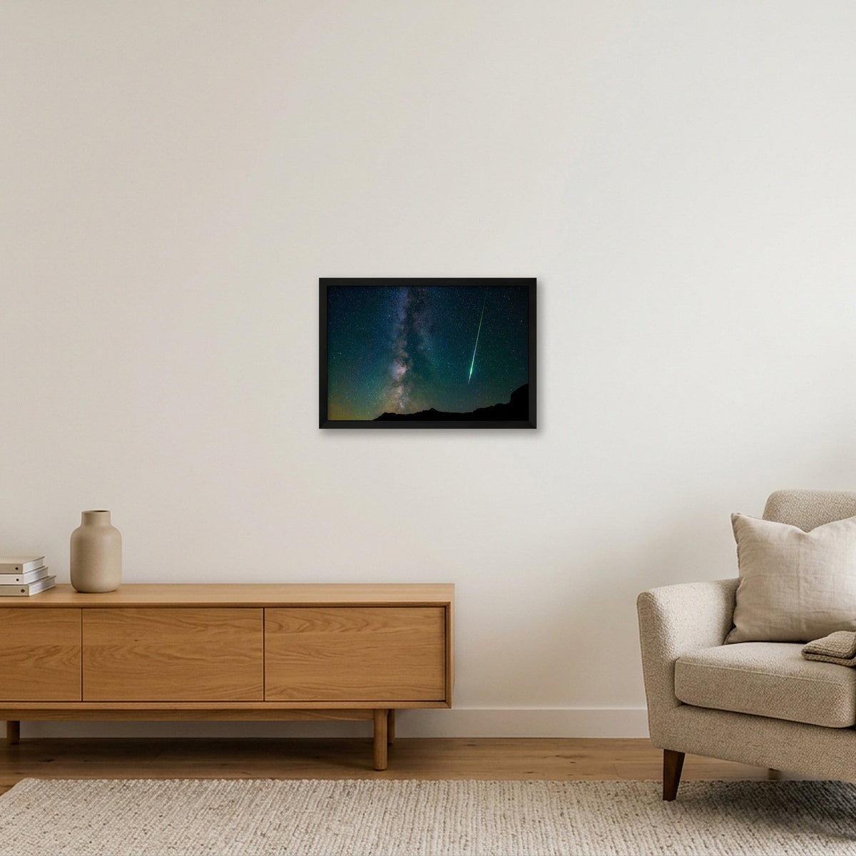 STAR DUST — 45×30cm, 18×12" Black Frame