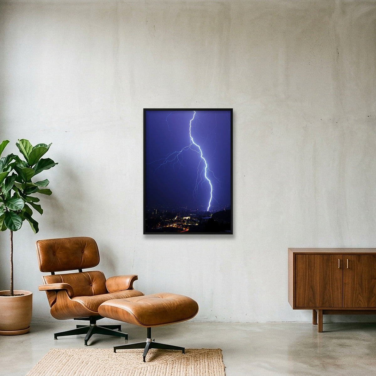 HIT ME BABY! — 70×100cm, 28×39" Black Frame