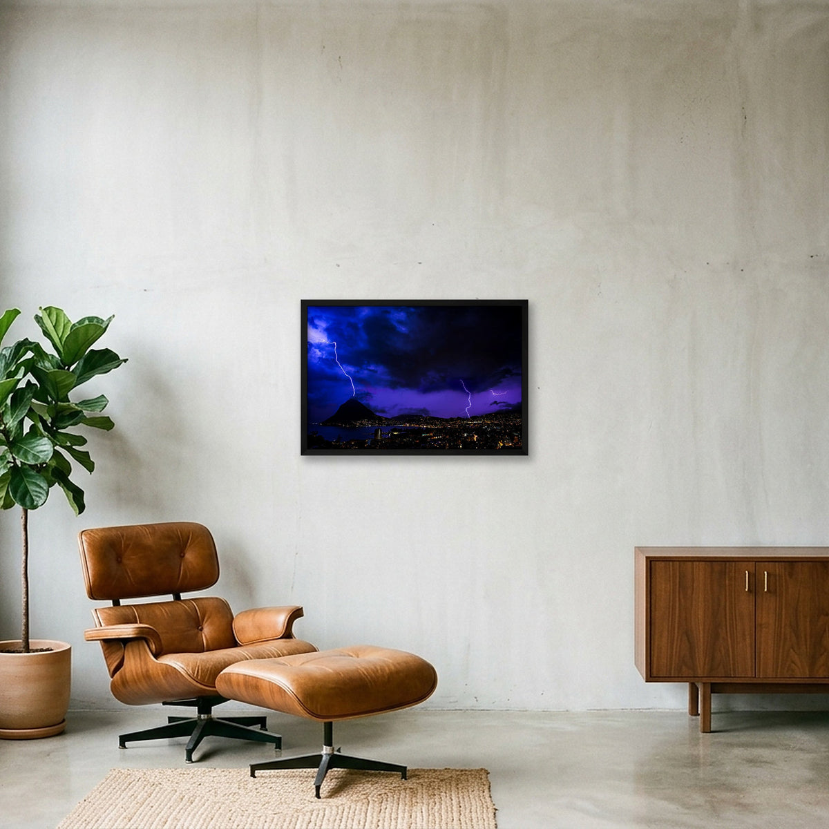 CONNECTED — 60×40cm, 24×16" Black Frame