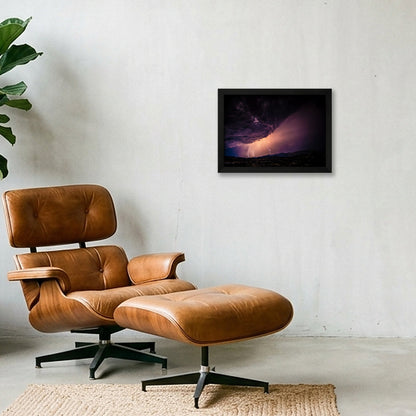 KISS OF THE STORM — A4 (30×21cm, 12×8") Black Frame