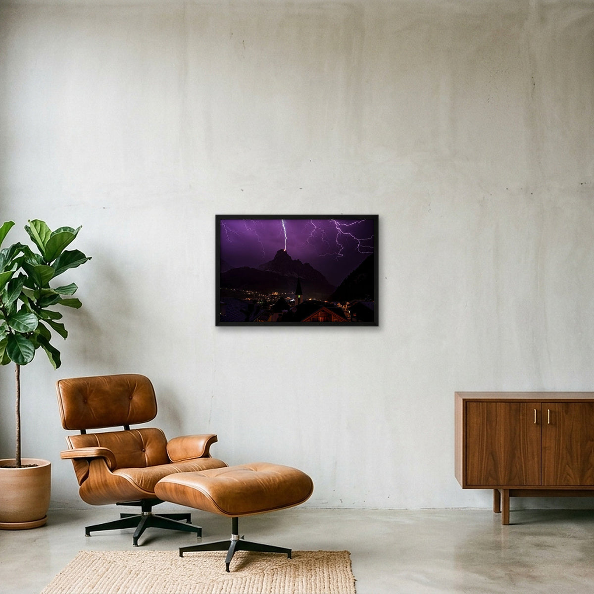 SASSONGHER — 60×40cm, 24×16" Black Frame