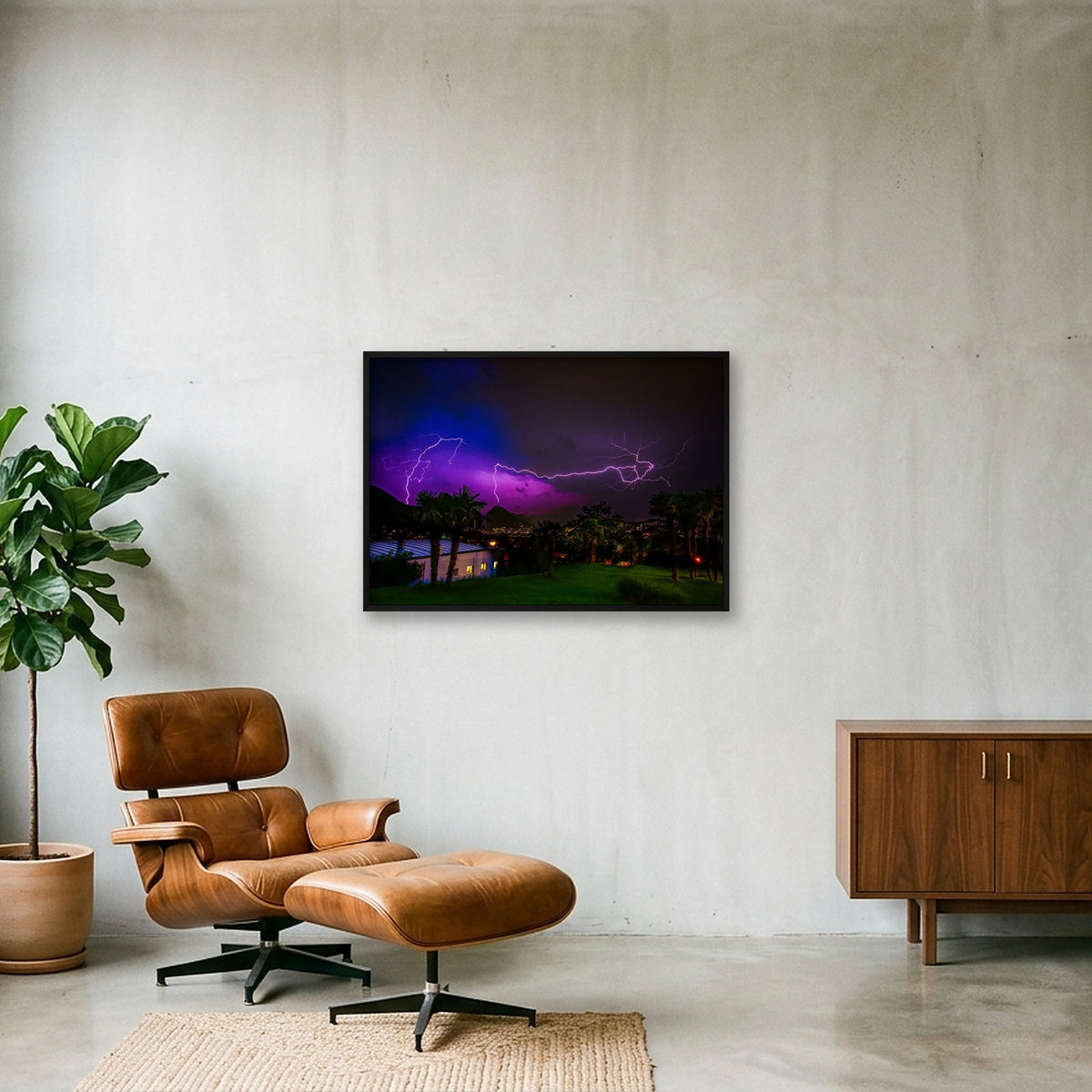 TROPIC THUNDERS 🌴 — 100×70cm, 39×28" Black Frame