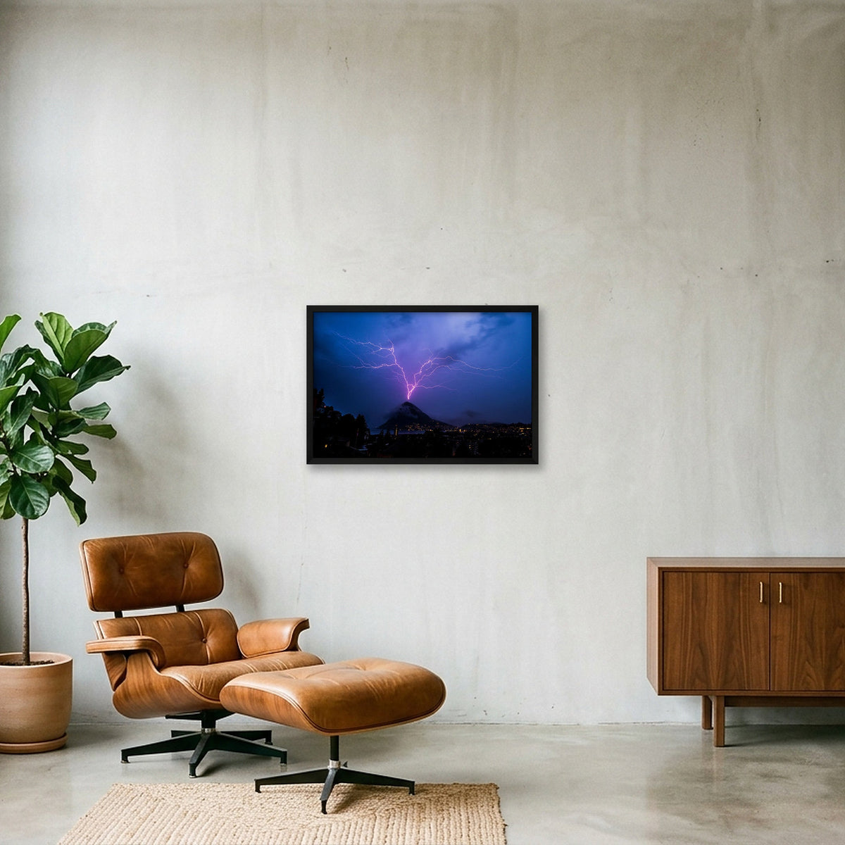 POSITIVE VIBRATION — 60×40cm, 24×16" Black Frame