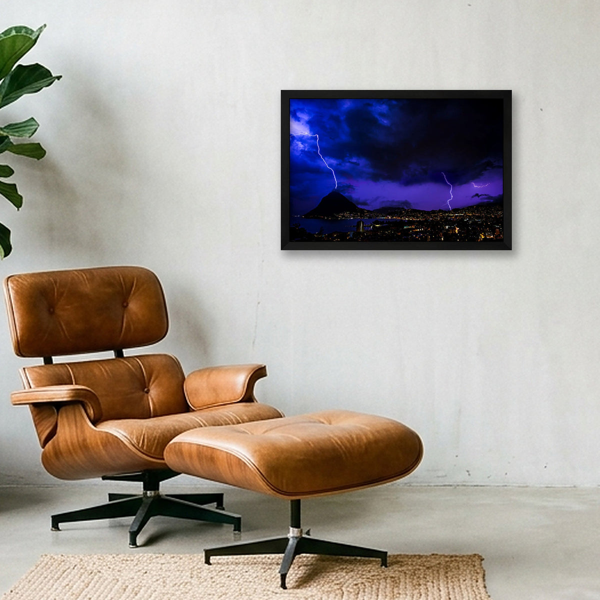 CONNECTED — 45×30cm, 18×12" Black Frame