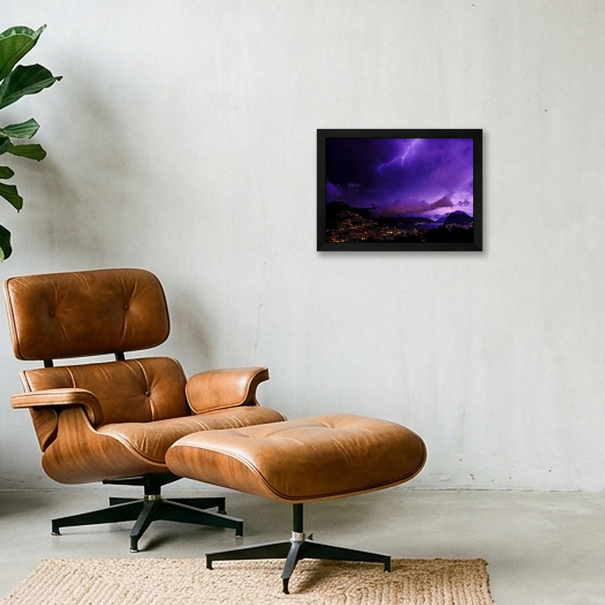 E LUCE FU 🪬 — A4 (30×21cm, 12×8") Black Frame
